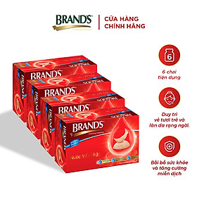 Combo 4 Nước yến thật BRAND S Không Đường 42 ml x 24 lọ