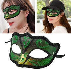 Ladies Mardi Gras Masquerade Mask for Party Dress Cosplay Costume