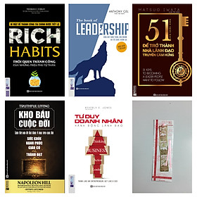 Combo Bộ sách: Tư duy khác biệt làm nên người lãnh đạo xuất sắc (tặng bookmark kim loại mạ vàng)
