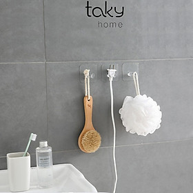Mua Móc Gài Trong Suốt Treo Phích Điện  Móc Dán Tường  Gài Các Loại Phích Cắm Điện Gọn Gàng Trên Tường. TakyHome 4000