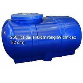 Mua Bồn nhựa nằm 500 lít cao cấp ( 500 lít  250 lít)