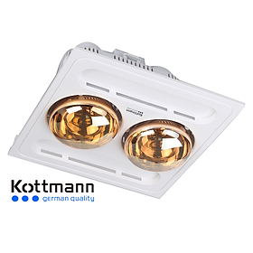 Mua Đèn sưởi nhà tắm âm trần 2 bóng Kottmann K9-S - hàng chính hãng