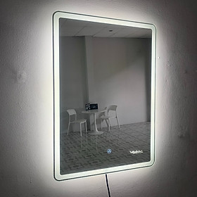 Mua Gương soi GLS hình chữ nhật LED 3 màu cảm ứng ánh sáng ngoài 50x70cm sưu tập Thu 2022