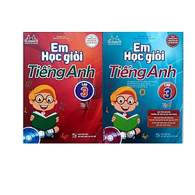 Combo sách Em học giỏi tiếng anh lớp 3 Tập 1 + tập 2