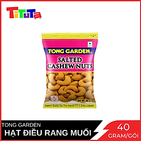 Hạt Điều Rang Muối Tong Garden gói 40 Gram