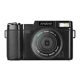 Máy Ảnh Andoer R1 3.0 Màn Hình LCD Có Thể Quay Chống Rung Phóng To 4X (1080P) (15fps) (24MP)