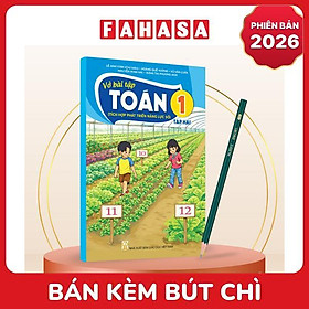 Sách Giáo Khoa Vở Bài Tập Toán 1 - Tập 2 (Tích Hợp Phát Triển Năng Lực Số) (Phiên Bản 2026) - Kèm Bút Chì