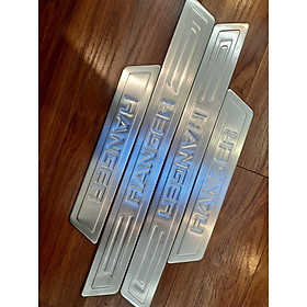  Bộ Ốp bậc cửa, Nẹp bước chân INOX dành cho xe Ford Ranger - Bên ngoài