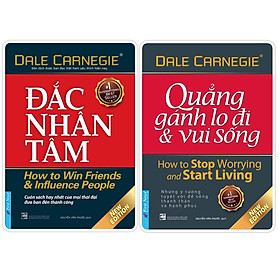 Sách - Combo Đắc nhân tâm (Khổ nhỏ) + Quẳng gánh lo đi và vui sống (Khổ nhỏ) - FirstNews