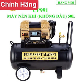 Mua MÁY NÉN KHÍ KHÔNG DẦU KHÔNG CHỔI THAN 1500W 50L CP991 CPH (BÌNH HỢP KIM CAO CẤP)- HÀNG CHÍNH HÃNG