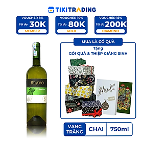 Rượu Vang Trắng Chile Bravo Sauvignon Blanc Tradicion 750ml 12% - 14% - Không Hộp