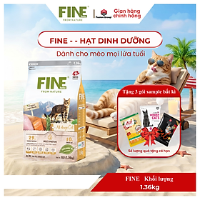 FINE – Thức ăn hữu cơ tự nhiên cho mèo 1.36KG