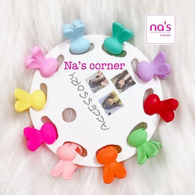 Bộ 10 kẹp tóc mini nhí nhiều màu sắc Hàn Quốc cho bé gái dễ thương