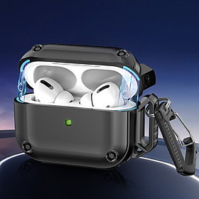 Mua Case bảo vệ có khóa an toàn nắp từ tính chống sốc cho AirPods Pro 2 - Hàng Chính Hãng