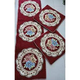Mua thảm trải ghế đệm ghế cao cấp gấm dày 1m8