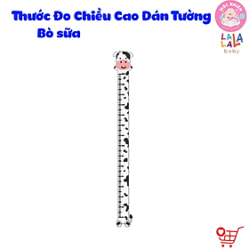 Thước Đo Chiều Cao Dán Tường cho Bé (Decal Dán Tường) Hình Con Vật Đáng Yêu - Lalala Baby