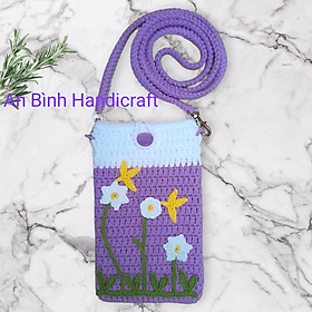 Túi đeo chéo, túi đựng điện thoại, túi đeo vai thủ công bằng len, crossbody bag, phone bag, shoulder bag knit crochet handmade