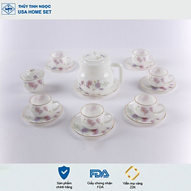 Mua Bộ ấm cafe Thủy tinh ngọc MP USA Homeset P606(OPL)dáng bầu