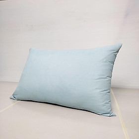 Mua Vỏ gối ngủ cotton tici 50x70cm  màu xanh da trời