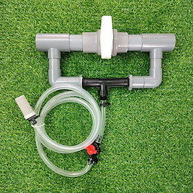 Mua Châm phân venturi đường trục 49mm kèm ống hút