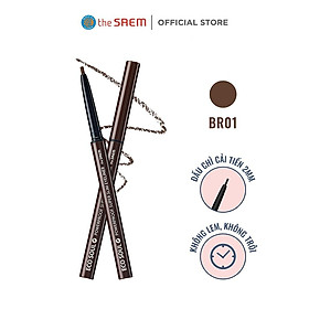 Bút Kẻ Mắt Chống Nước The Saem Eco Soul Powerproof Super Slim Eyeliner (0.1g)