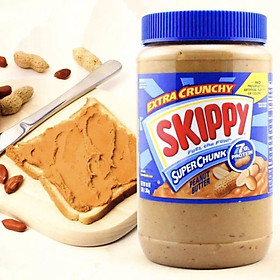 Bơ Đậu Phộng Hạt Skippy Super Chunk Peanut Butter của Mỹ 1,36kg