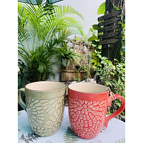Mua Ly sứ hoa cúc uống nước  cà phê 500ml