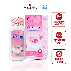 Phấn Rơm Dành Cho Bé Ngăn Ngừa Rôm Sảy Quablue Baby - Chai 60g