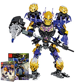 Bộ 02 Mô hình Lego chiến đấu Bionicle 611-2 Onua Earth và Bionicle 609-5 Terak Earth