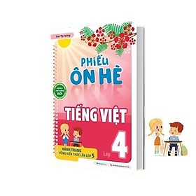 Sách Phiếu ôn hè Tiếng Việt lớp 4