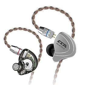 CCA C10 4BA+1DD Hybrid In Ear Earphone Hifi Dj Monito Running Sports Earphone Cable 10 Drive Unit Headset Noise Cancelling