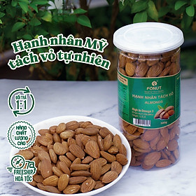 Hạnh Nhân Mỹ tách vỏ ( hũ 500gr )