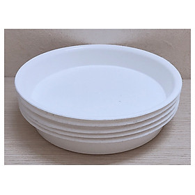 5 Khay (Đĩa) Lót Đế Chậu D200 - Màu Trắng