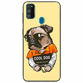 Ốp lưng dành cho samsung m30s mẫu cún lạnh lùng