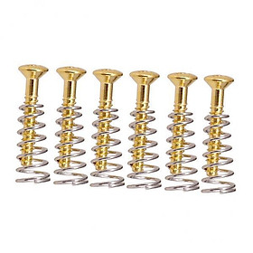 3-8pack Single Coil Pickups Head Mounting Height Screws Springs for Electric