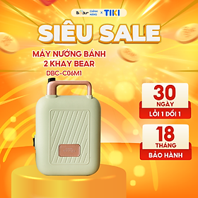 Máy Nướng Bánh Đa Năng Bear Nướng Bánh Sandwich, Crepe, Waffle Rán Trứng Xúc Xích DBC-C06M1 - Hàng Chính Hãng