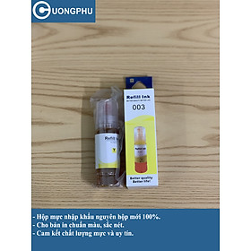 Mua Mực in Epson 003 dùng cho máy in Epson L1110/ L1210/ L1250/L3110(mực refill ink) đủ màu C/M/Y/BK(mới 100%  bản in chất lượng)