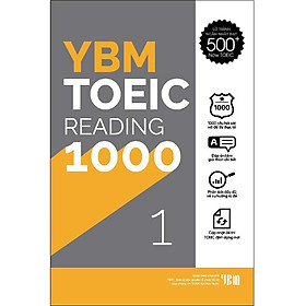 YBM Actual Toeic Tests RC 1000 Vol 1 - Bản Quyền