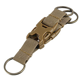 Outdoor Tactical Webbing Strap Buckle  Key Hook Carabiner Hanging Belt Clip