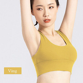 Áo tập Yoga áo tập gym cao cấp áo chạy thể dục áo ngực phong cách Châu Âu mã MTJWXK0101