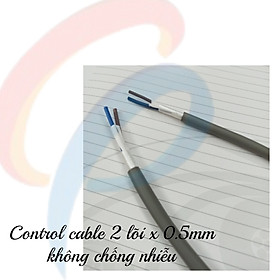 Mua Cáp điều khiển 2 lõi x 0.5mm không lưới chống nhiễu điện áp 500 volt vỏ bọc PVC