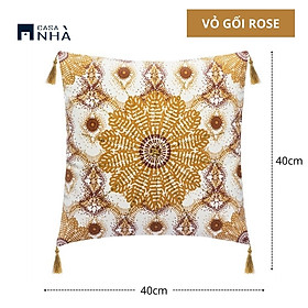 Mua Vỏ gối tựa trang trí ROSE CUSHION COVER 40x40cm