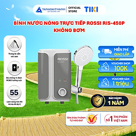 Mua Bình nước nóng trực tiếp Rossi RIS-450 không bơm - Hàng chính hãng  Bảo hành 1 năm  Giao hàng toàn quốc
