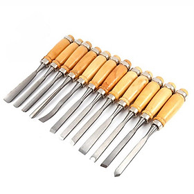 Mua Bộ 12 dao đục tiện khắc gỗ bản to cao cấp