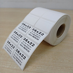 Mua Giấy in nhiệt 35×22 cho máy in mã vạch