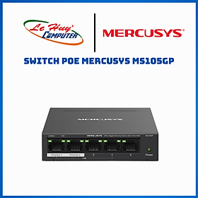 Mua Switch PoE MERCUSYS MS105GP  (5 port 1000Mbps với 4 Port Poe) - Hàng Chính hãng
