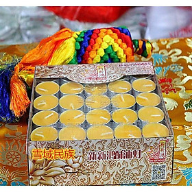 Mua Nến 4giờ Xin Xin Hong ĐỎ - VÀNG (100viên)