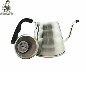 Mua Ấm Cổ Ngỗng Rót Nước Pha Cà Phê V60 Có Nhiệt Kế Đun Được Bếp Từ Inox 304