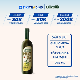 Dầu Ôliu Pomace Olivoilà 750ml