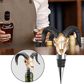 Hình ảnh Wine Bottle Stopper Animal Skull Champagne Saver Wine Plug for Restaurant